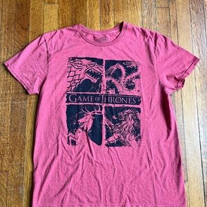 Game of Thrones red heather T-Shirt men’s size Large